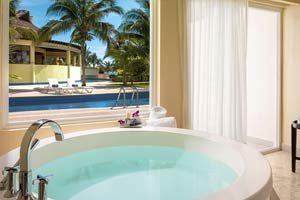 The Luxury Walk Out Suite is at Azul Beach Riviera Cancun